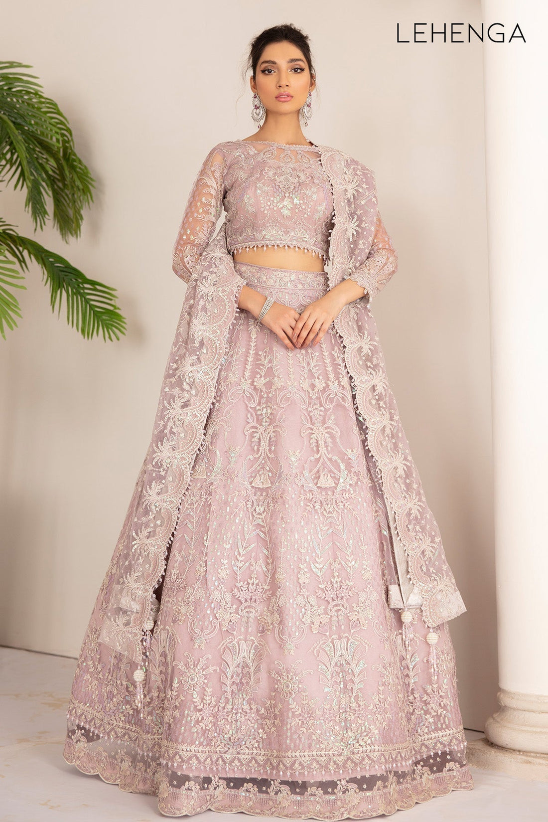 Baroque-EMBROIDERED NET CH08-01 - House Of Hania