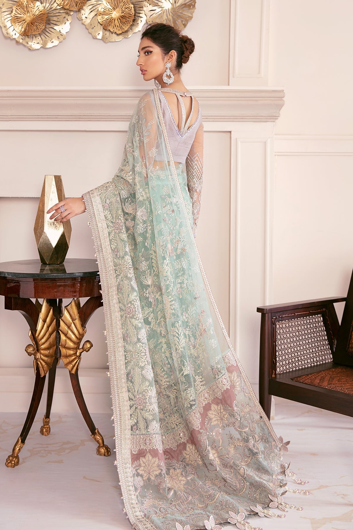 Baroque-EMBROIDERED NET CH08-10 - House Of Hania