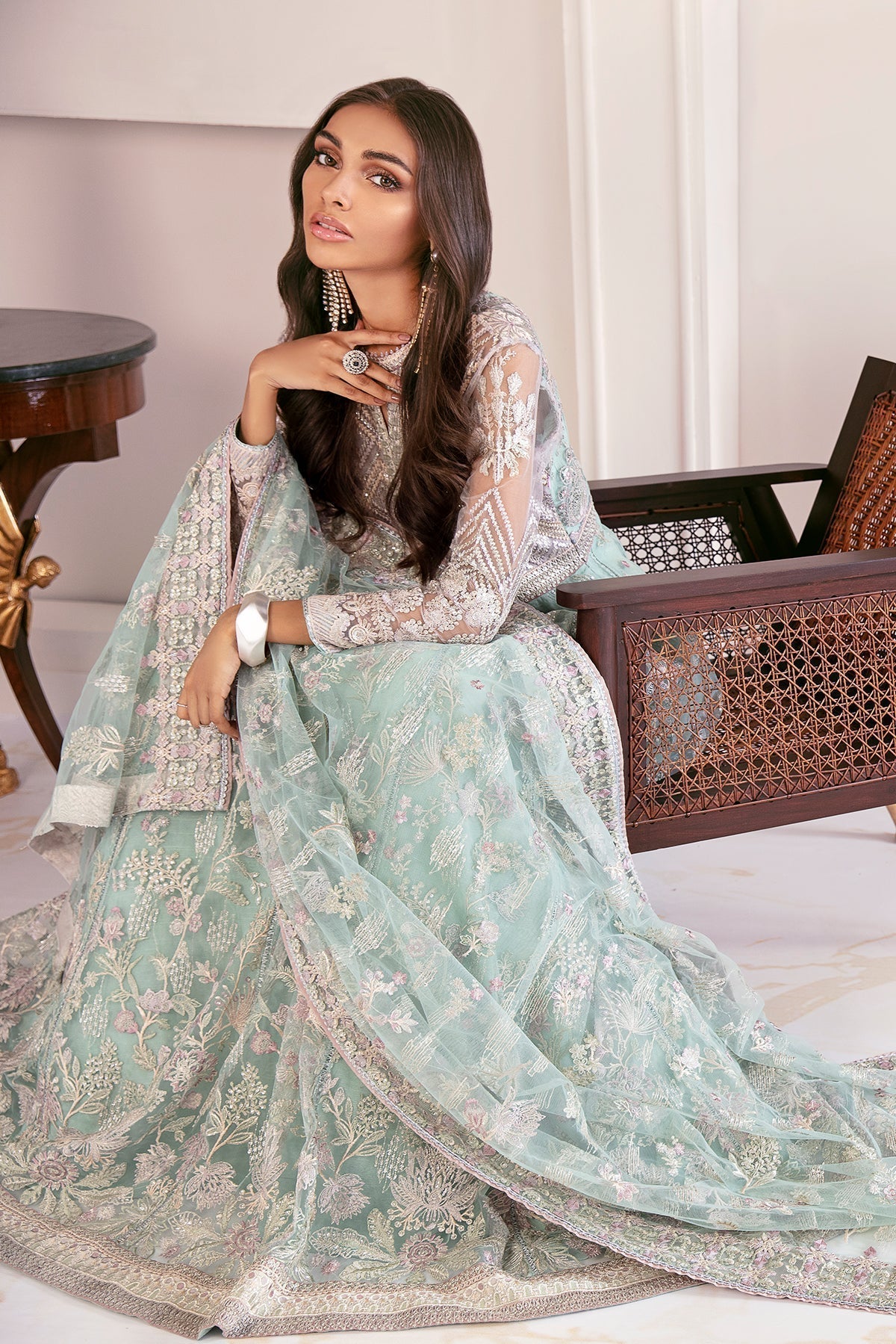 Baroque-EMBROIDERED NET CH08-10 - House Of Hania