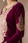 Baroque | EMBROIDERED VELVET |  PR-1205 - House Of Hania