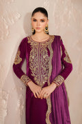 Baroque | EMBROIDERED VELVET |  PR-1205 - House Of Hania