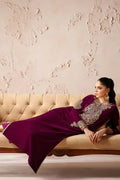Baroque | EMBROIDERED VELVET |  PR-1205 - House Of Hania