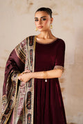 Baroque | EMBROIDERED VELVET | PR-1207 - House Of Hania