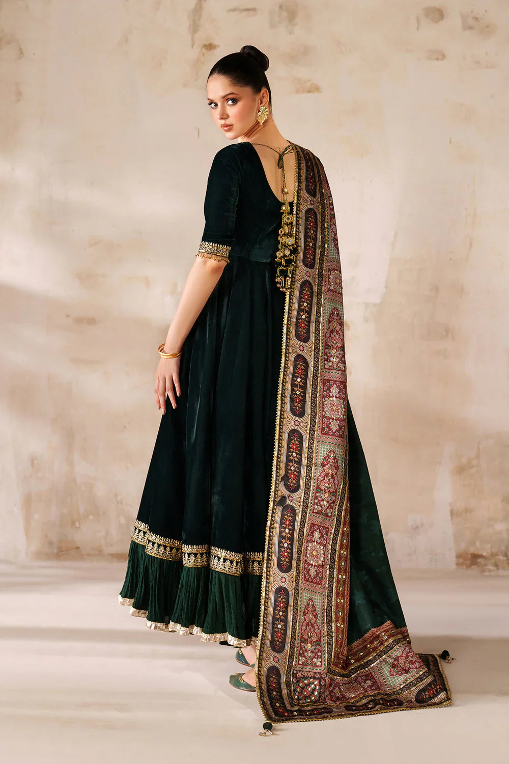 Baroque | EMBROIDERED VELVET | PR-1208 - House Of Hania
