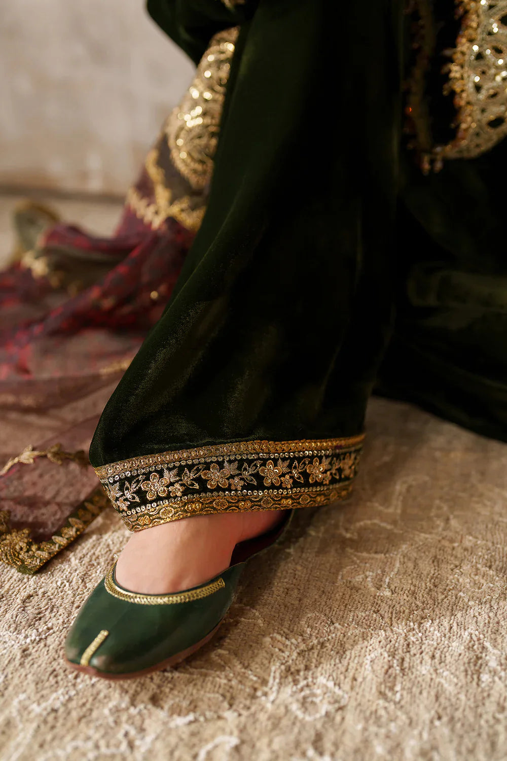 Baroque | EMBROIDERED VELVET | PR-1210 - House Of Hania