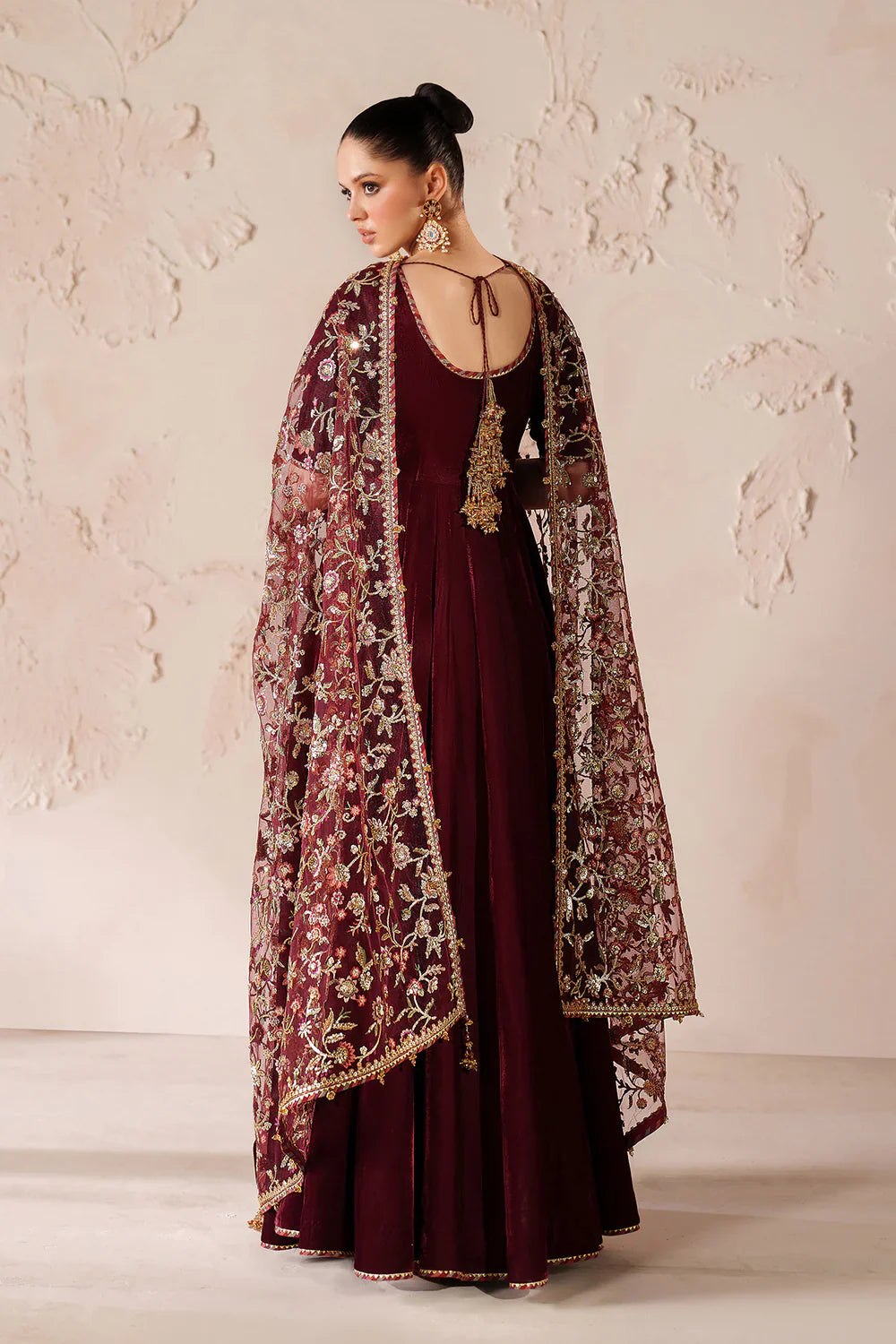 Baroque | EMBROIDERED VELVET | PR-1211 - House Of Hania