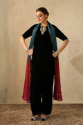 Baroque | EMBROIDERED VELVET | PR-1224 - House Of Hania