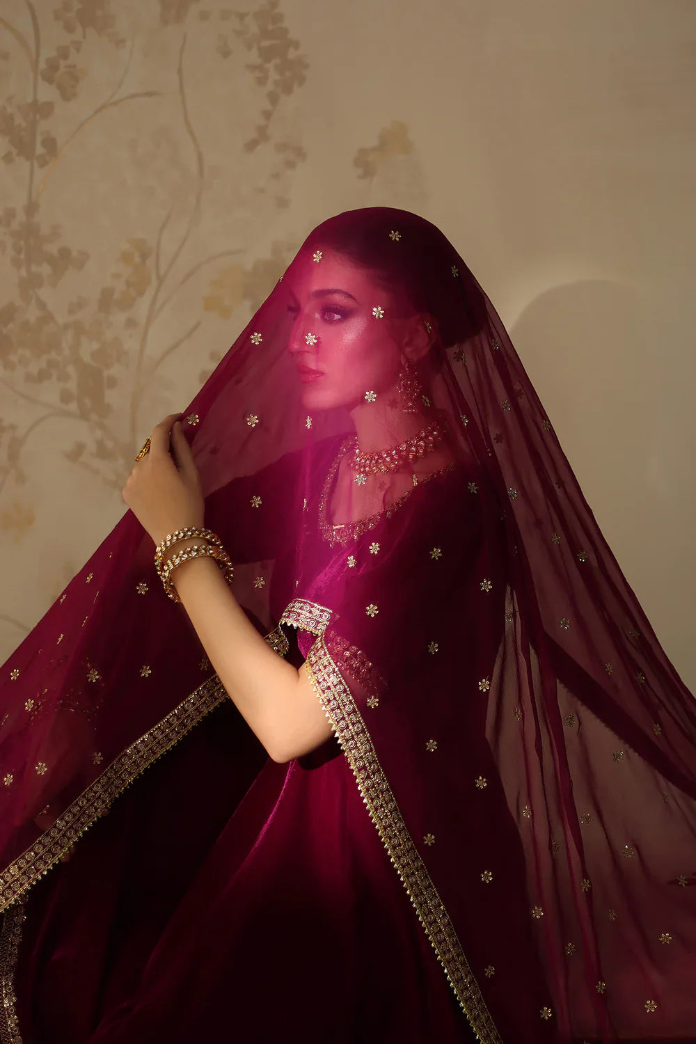 Baroque | EMBROIDERED VELVET | PR-1225 - House Of Hania