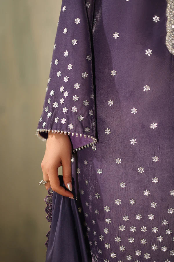 Baroque | EMBROIDERED VELVET | PR-1226 - House Of Hania