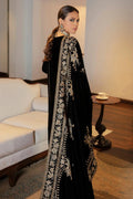 Baroque | EMBROIDERED VELVET SHAWL VS-24 - House Of Hania