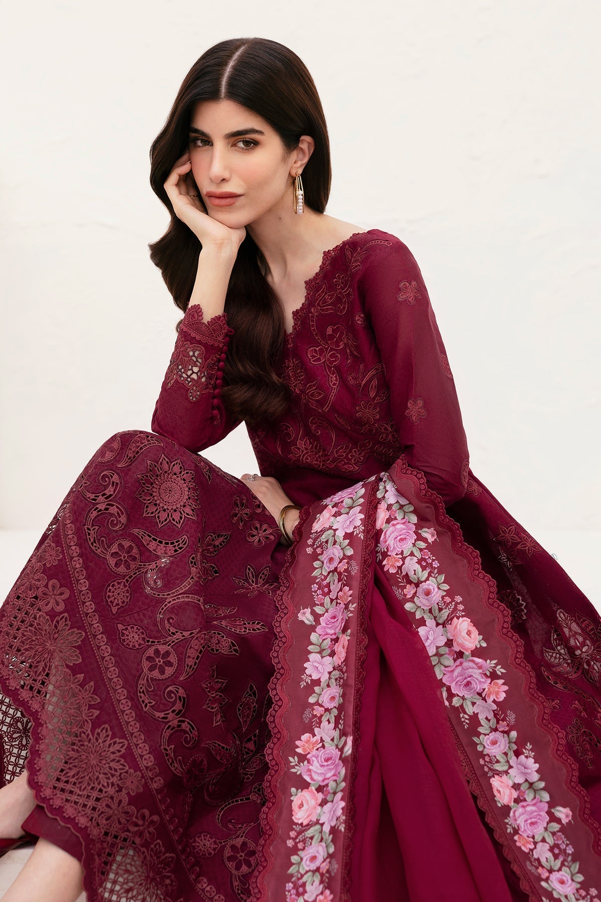 Baroque | Eid Lawn’26 |  EL-D05 - House Of Hania