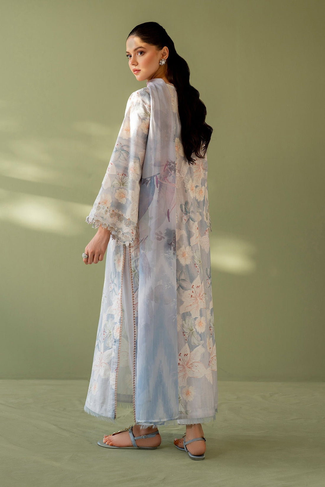 Baroque | Eid Printique | EMBROIDERED PRINTED LAWN UF-4166 - House Of Hania