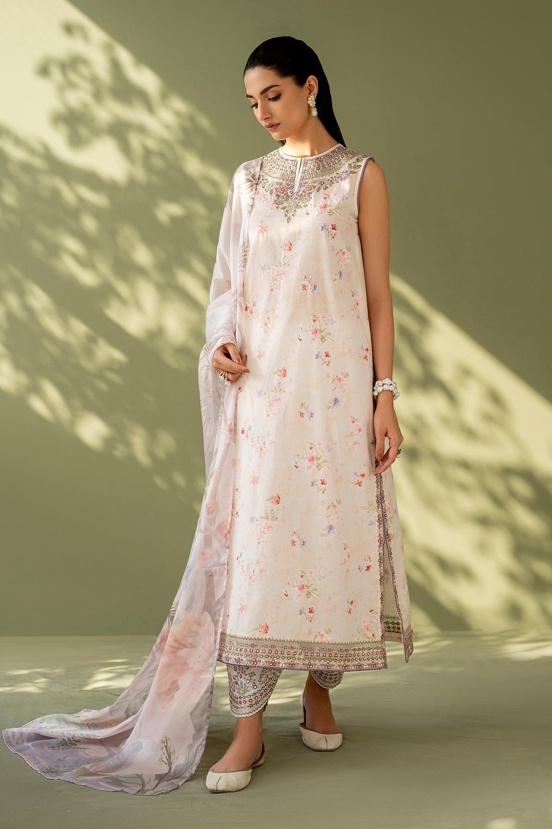 Baroque | Eid Printique | EMBROIDERED PRINTED LAWN UF-4169 - House Of Hania
