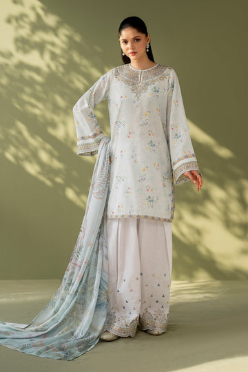 Baroque | Eid Printique | EMBROIDERED PRINTED LAWN UF-4170 - House Of Hania
