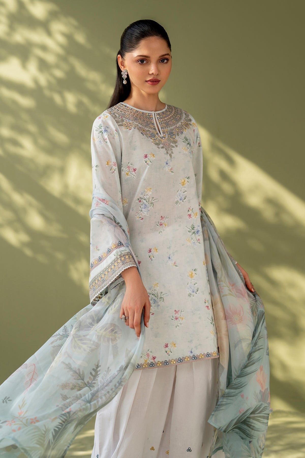 Baroque | Eid Printique | EMBROIDERED PRINTED LAWN UF-4170 - House Of Hania