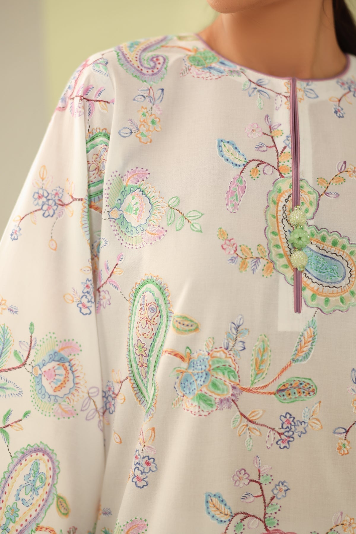 Baroque | Eid Printique | EMBROIDERED PRINTED LAWN UF-4179 - House Of Hania