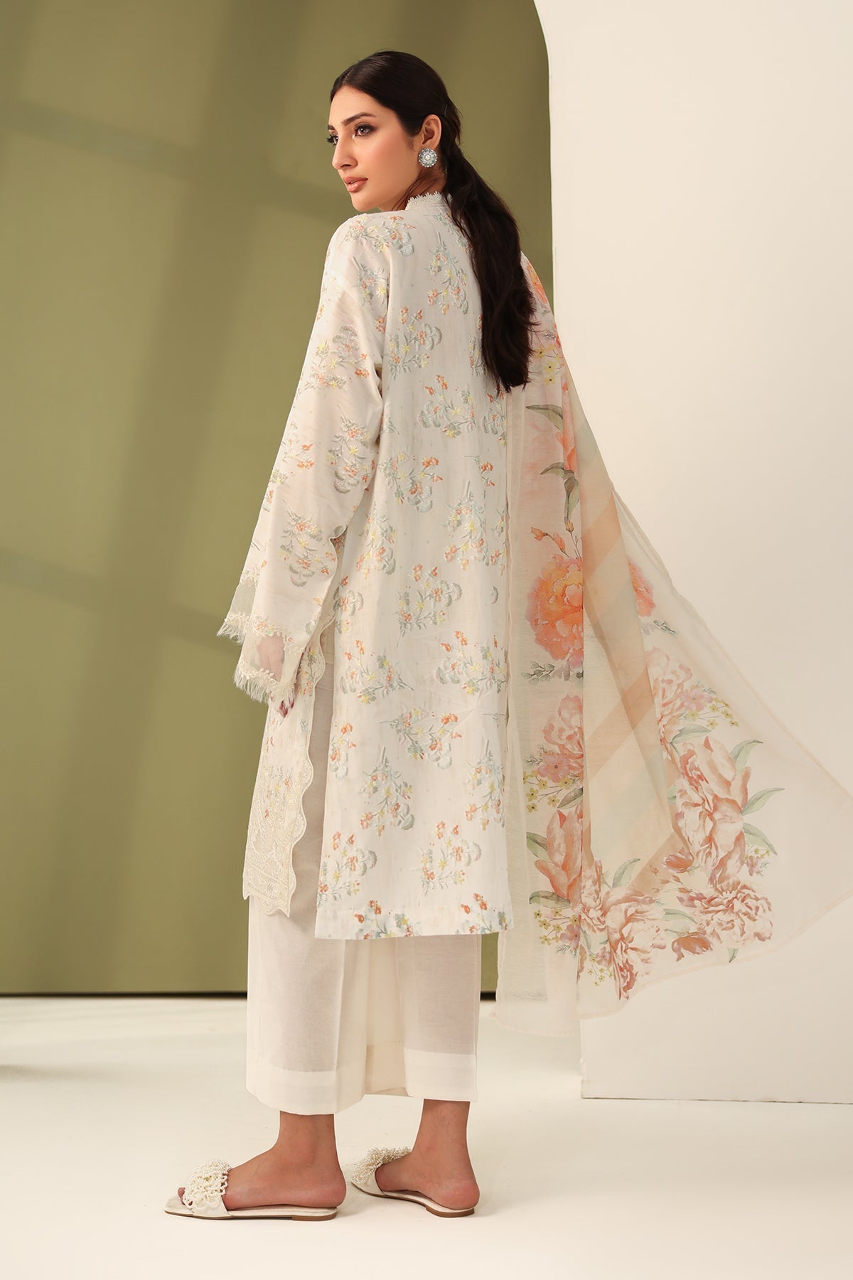 Baroque | Eid Printique | EMBROIDERED PRINTED LAWN UF-4181 - House Of Hania