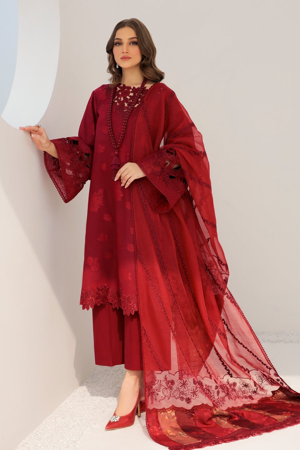 Organza Suit (3-Piece) by Baroque – SF-300