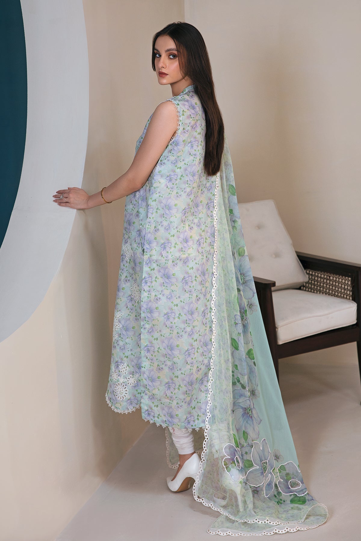 Chiffon Suit (3-Piece) by Baroque – SF-357, Photo 2