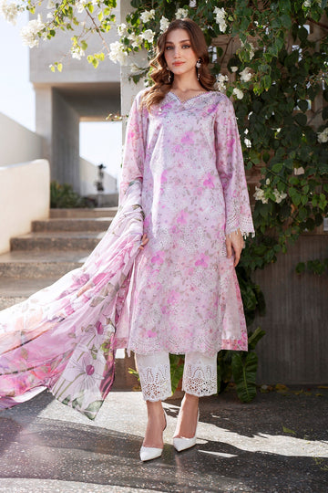 Pink Cotton Suit (3-Piece) by Baroque – SF-4067