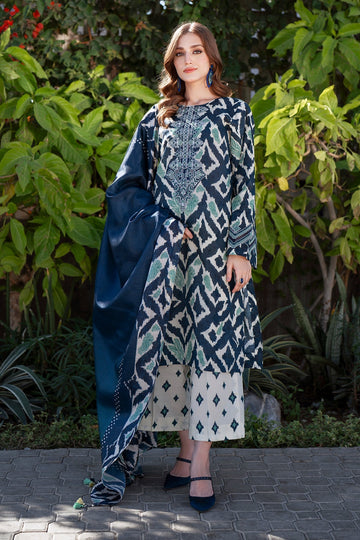 Lawn Suit (3-Piece) by Baroque – SF-4069