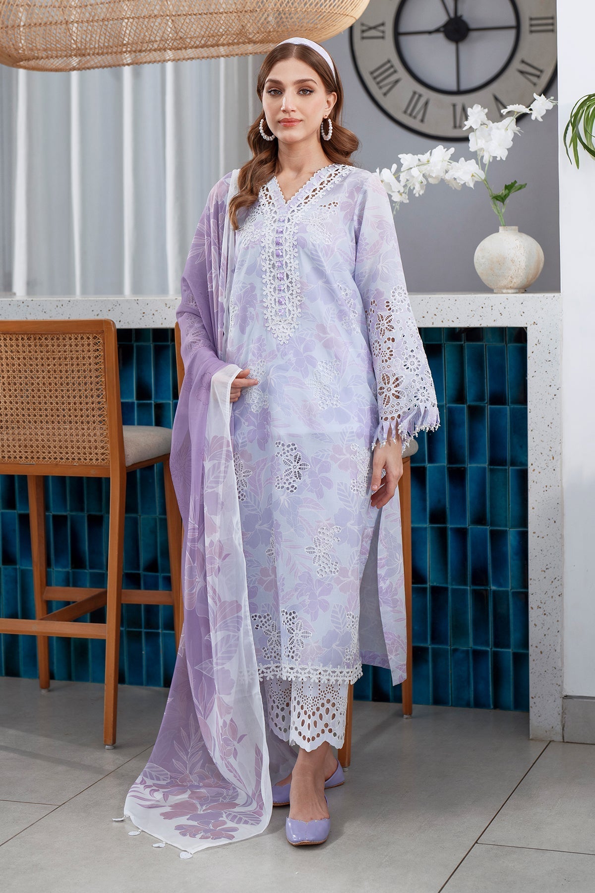 Organza Suit (3-Piece) by Baroque – SF-4073