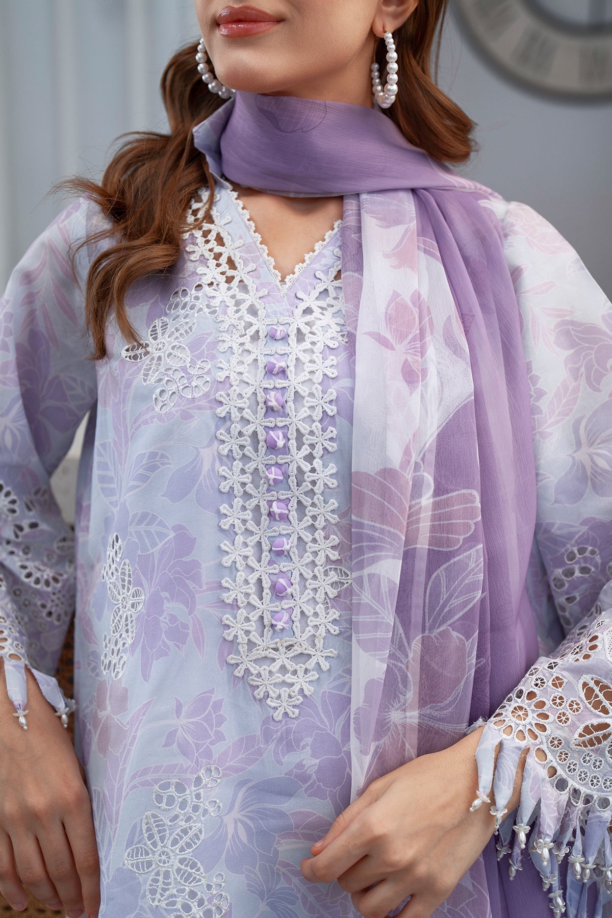 Organza Suit (3-Piece) by Baroque – SF-4073, Photo 4