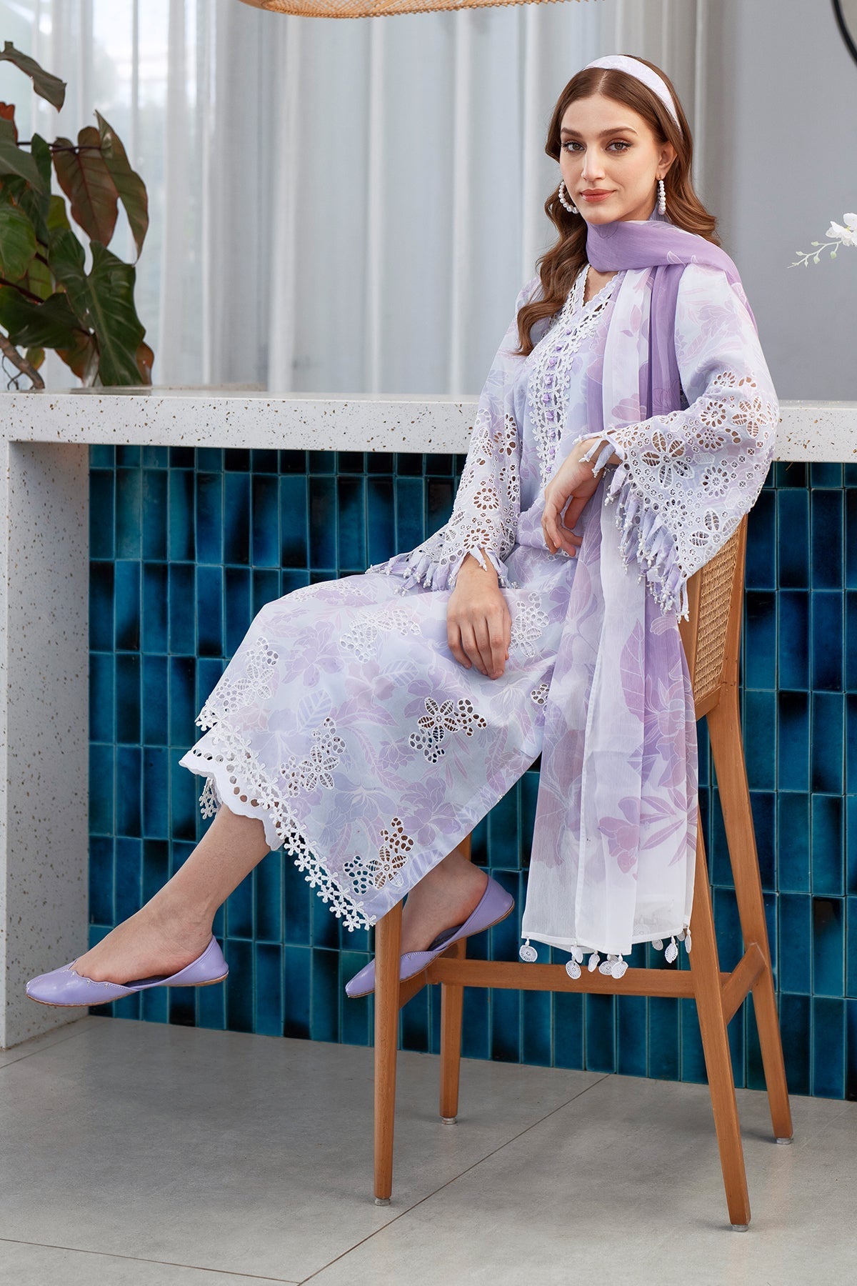 Organza Suit (3-Piece) by Baroque – SF-4073, Photo 5