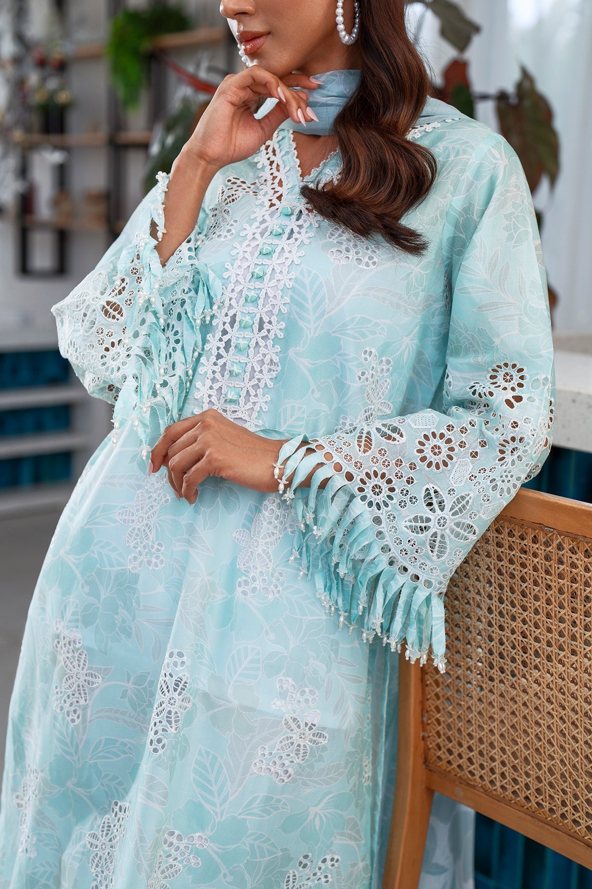 Organza Suit (3-Piece) by Baroque – SF-4074, Photo 3