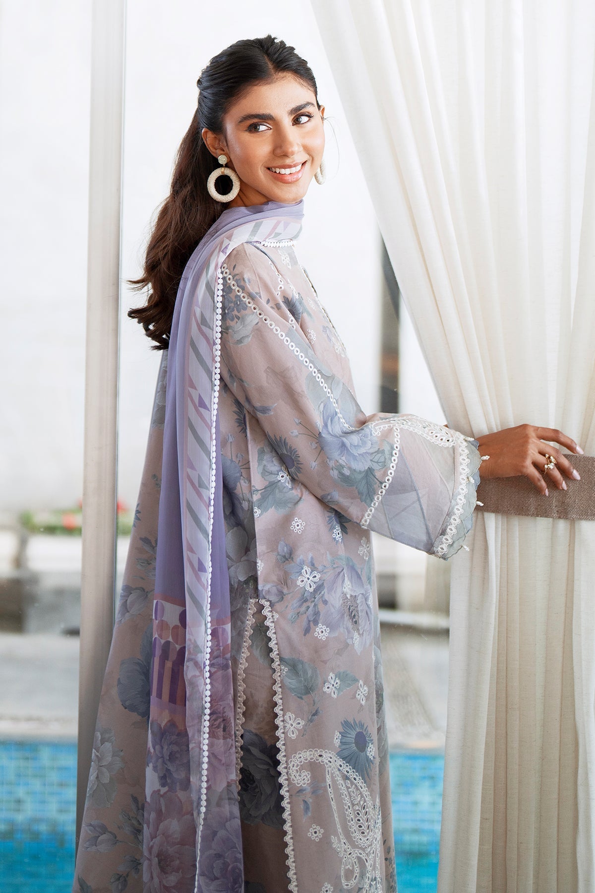 Organza Suit (3-Piece) by Baroque – SF-4079, Photo 4