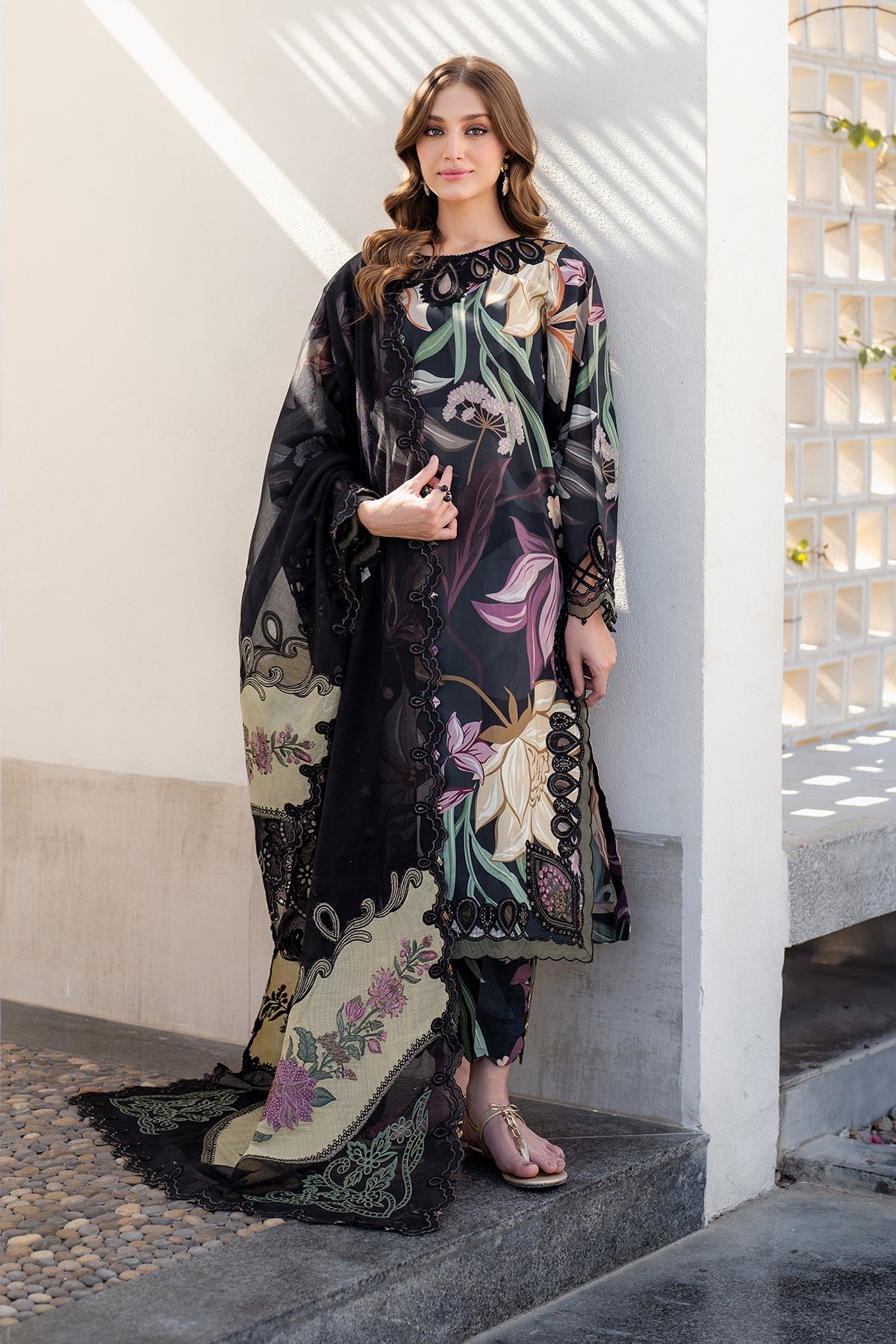 Cotton Suit (3-Piece) by Baroque – SF-4090