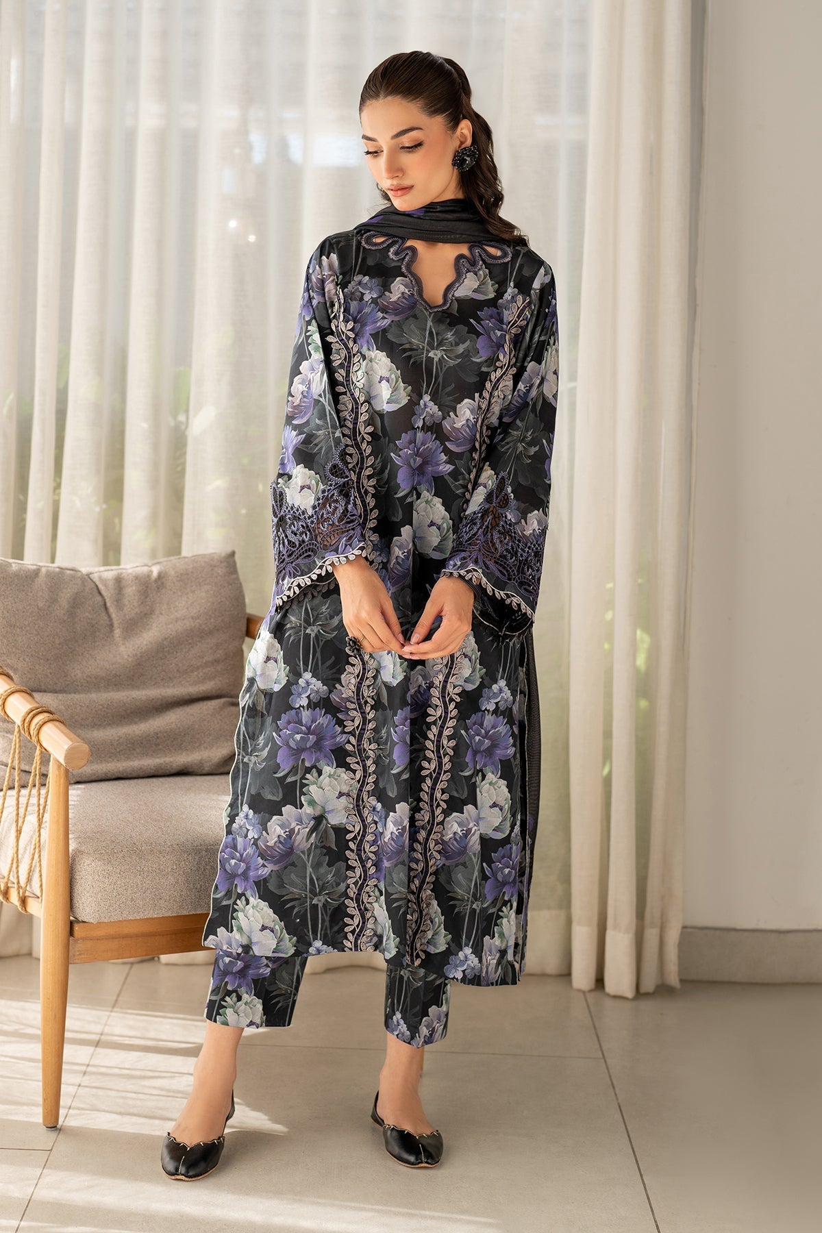 Cotton Suit (2-Piece) by Baroque – SF-4093, Photo 5