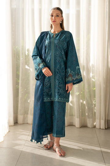 Blue Lawn Suit (3-Piece) by Baroque – SF-4097