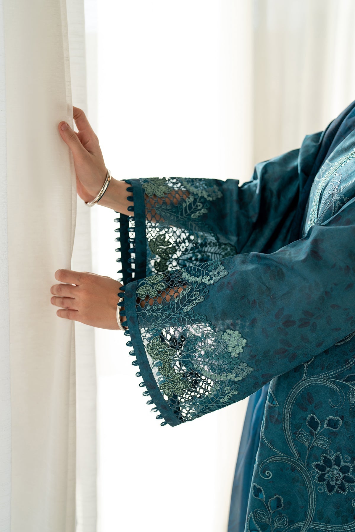 Blue Lawn Suit (3-Piece) by Baroque – SF-4097, Photo 8