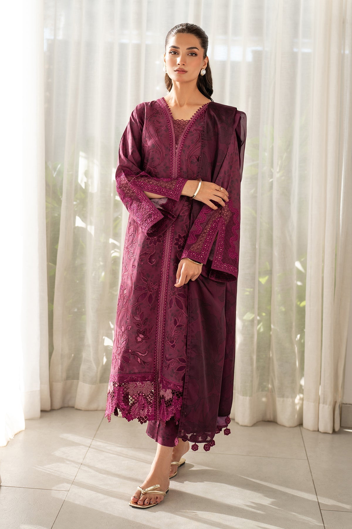 Lawn Suit (3-Piece) by Baroque – SF-4098, Photo 2