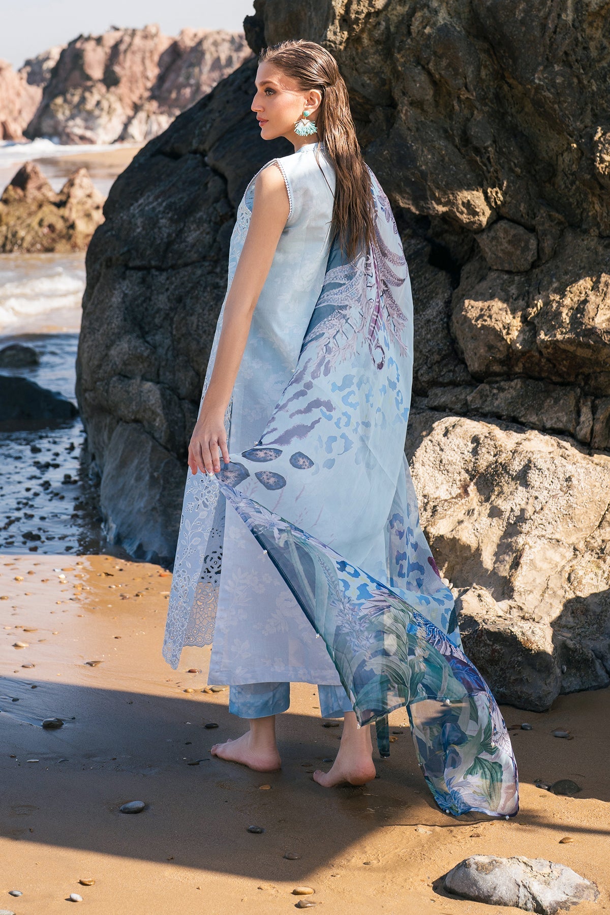 Chiffon Suit (3-Piece) by Baroque – SF-4109, Photo 2