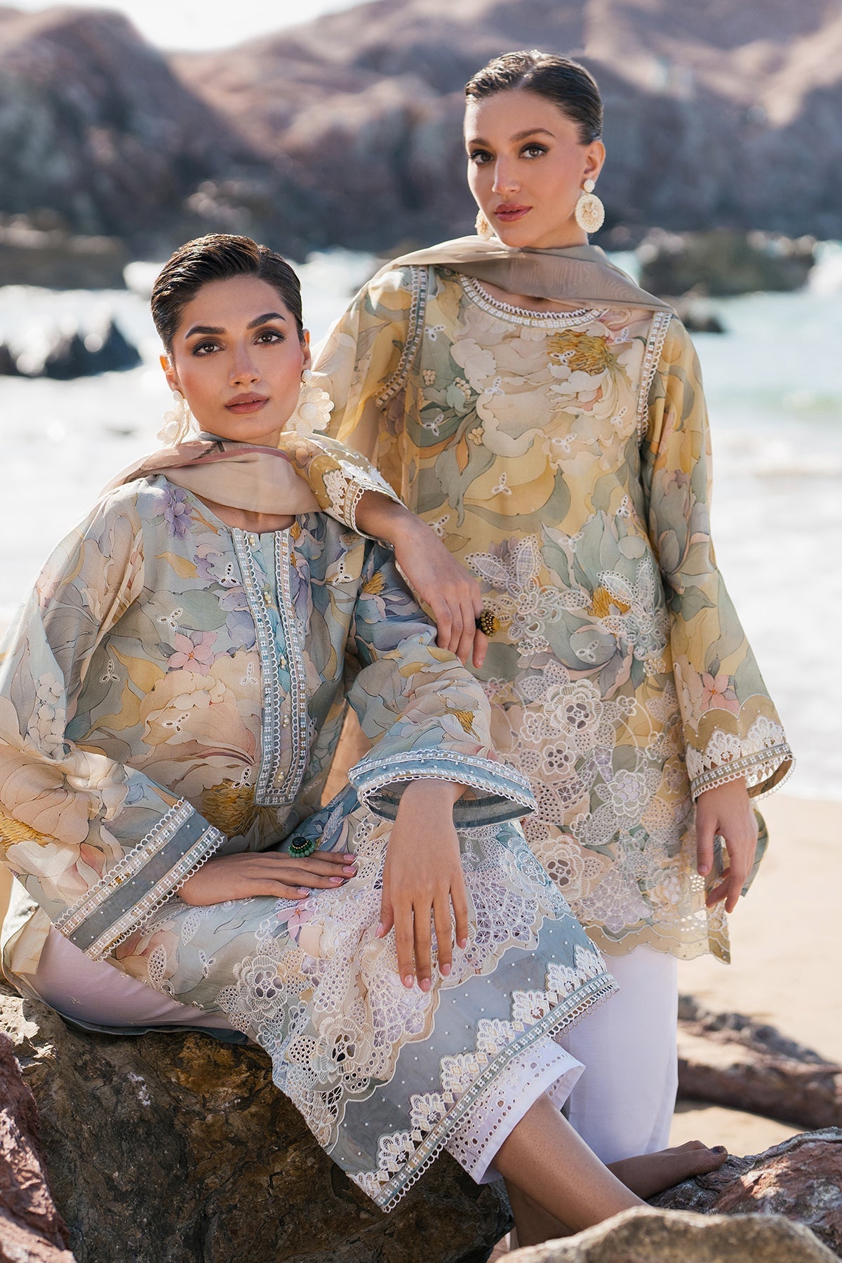 Lawn Suit (3-Piece) by Baroque – SF-4121, Photo 9
