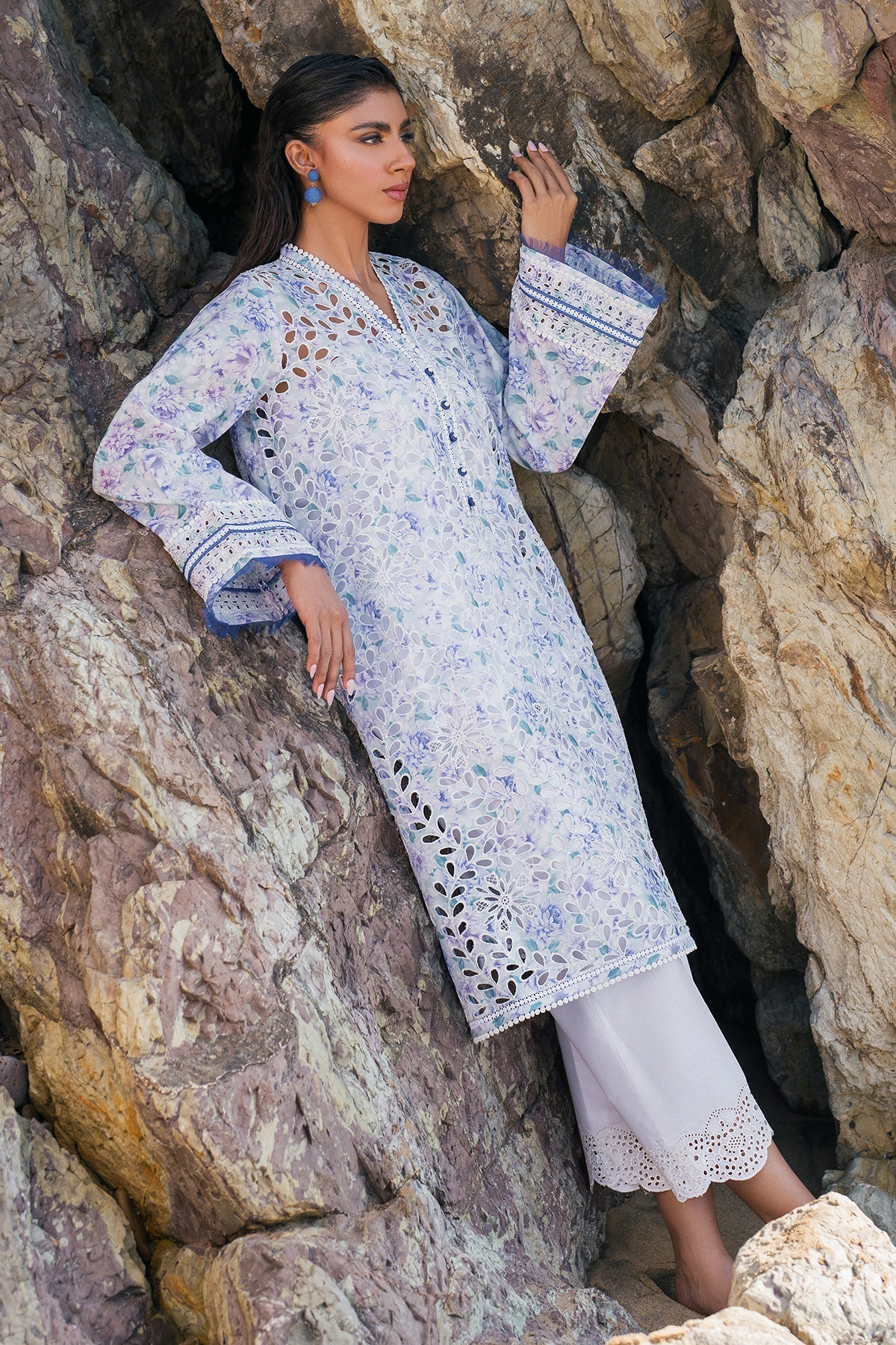 Chiffon Suit (3-Piece) by Baroque – SF-4122, Photo 5