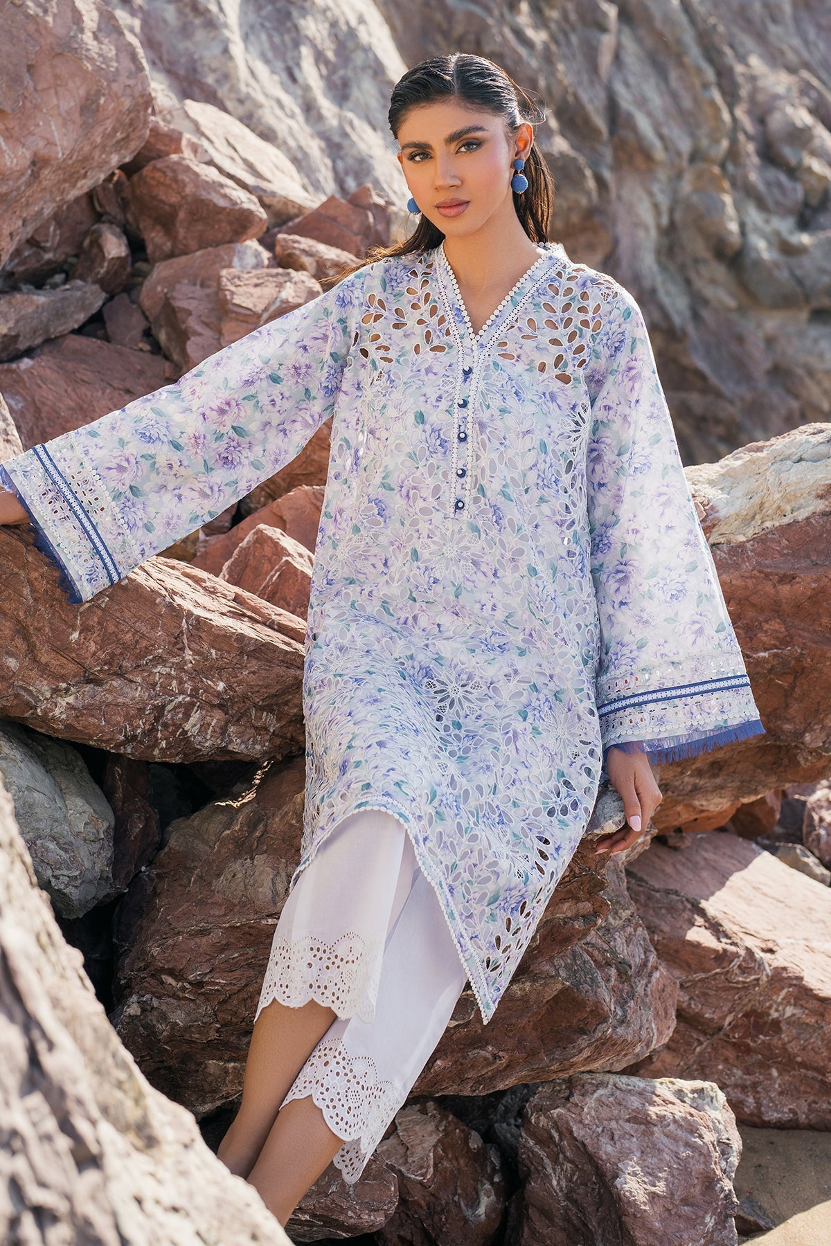 Chiffon Suit (3-Piece) by Baroque – SF-4122, Photo 6