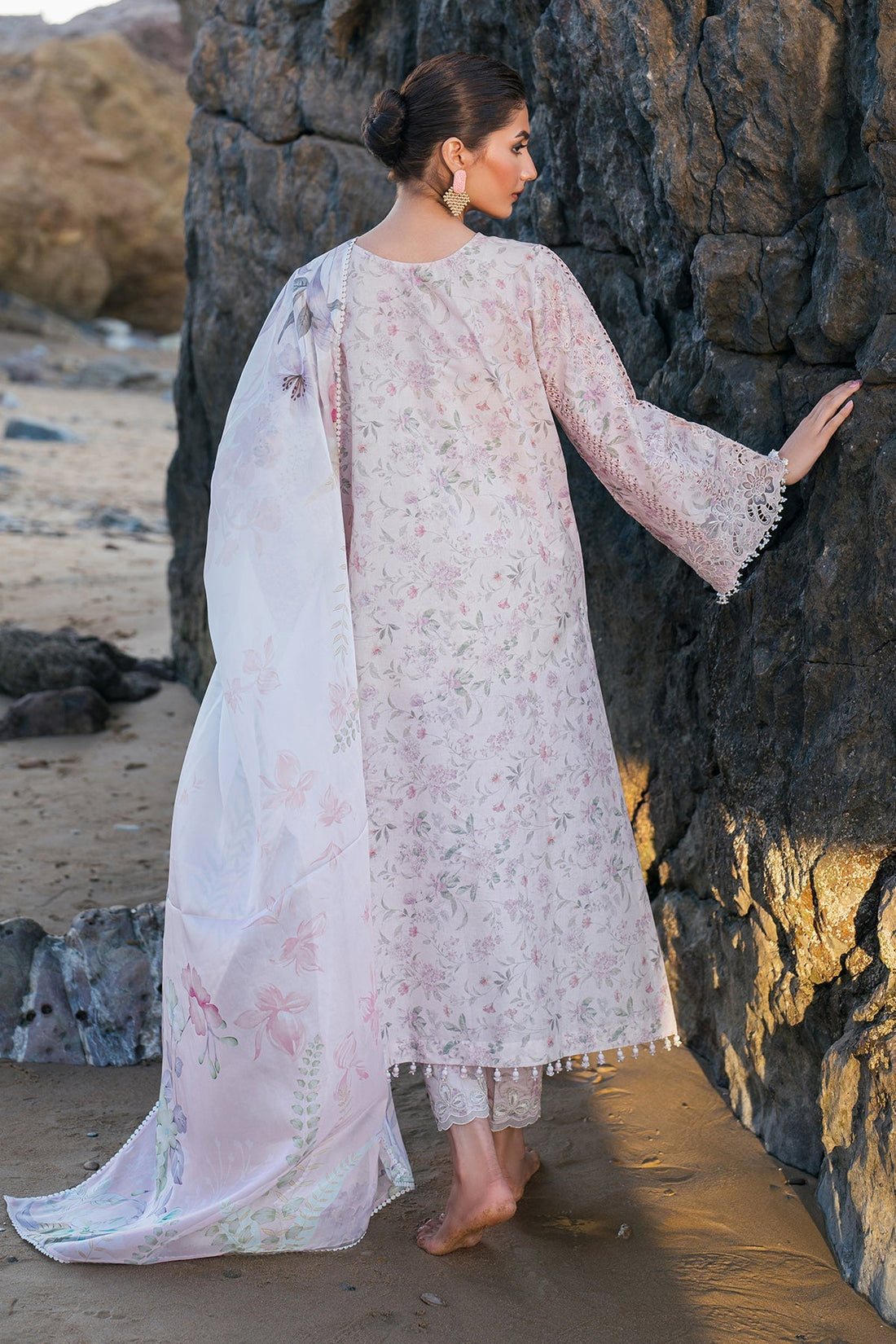 Baroque | Embroidered Lawn | SF-4130 - House Of Hania