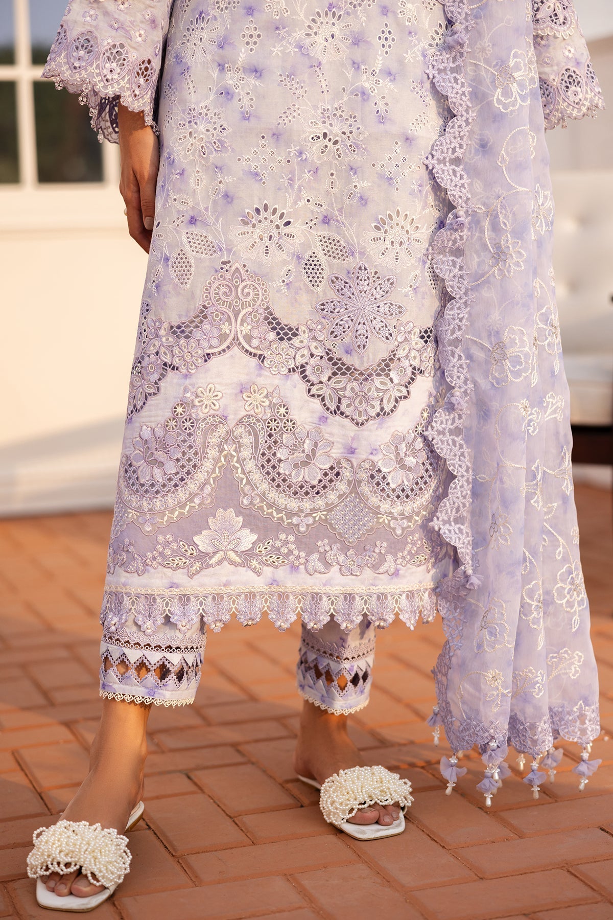 Organza Suit (3-Piece) by Baroque – SF-4149, Photo 4