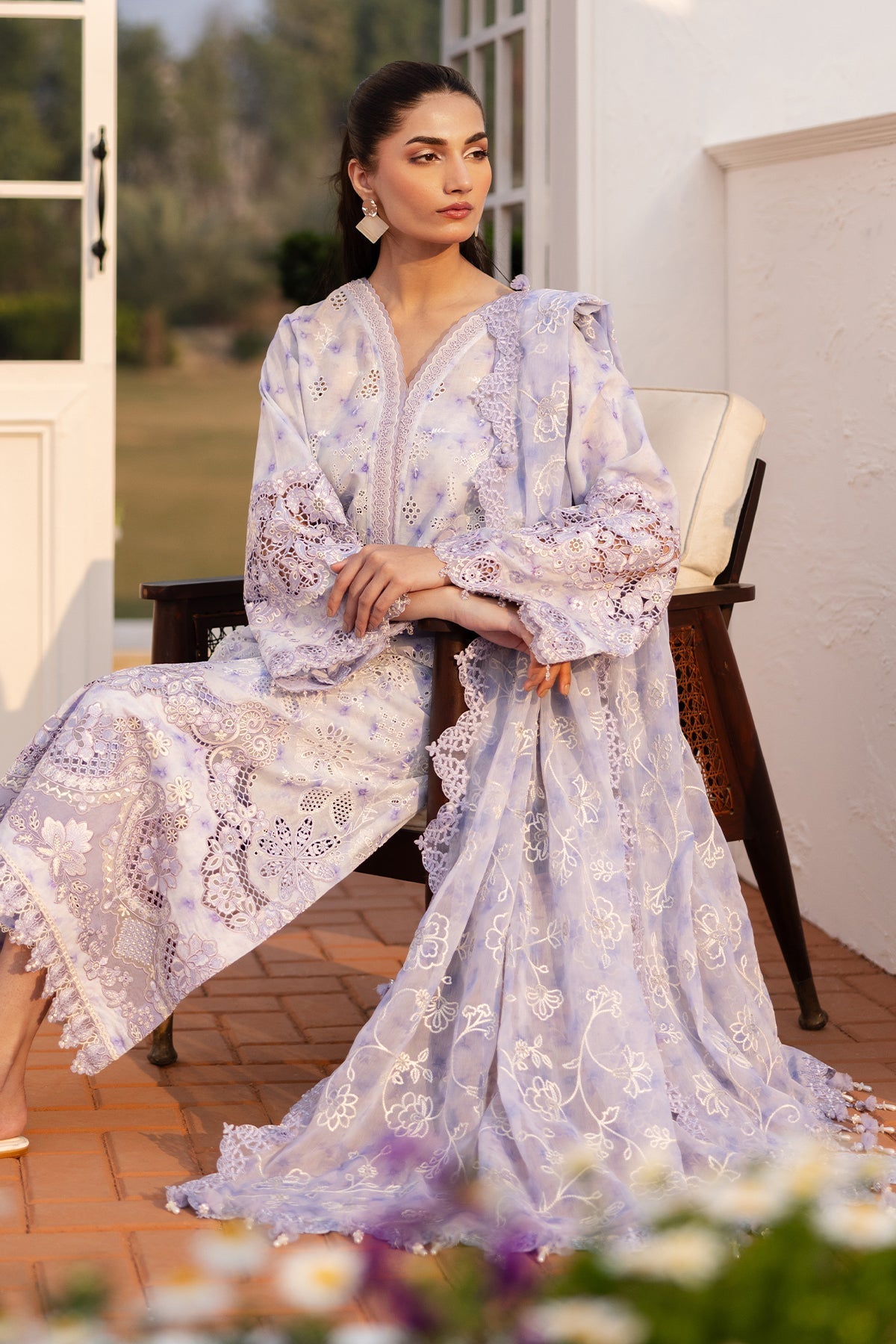 Organza Suit (3-Piece) by Baroque – SF-4149, Photo 6