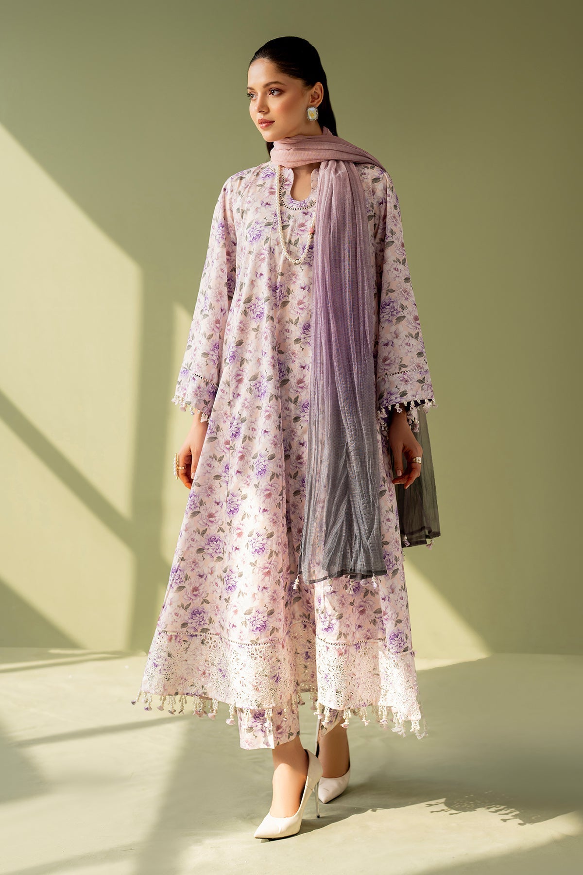 Organza Suit (3-Piece) by Baroque – SF-4168