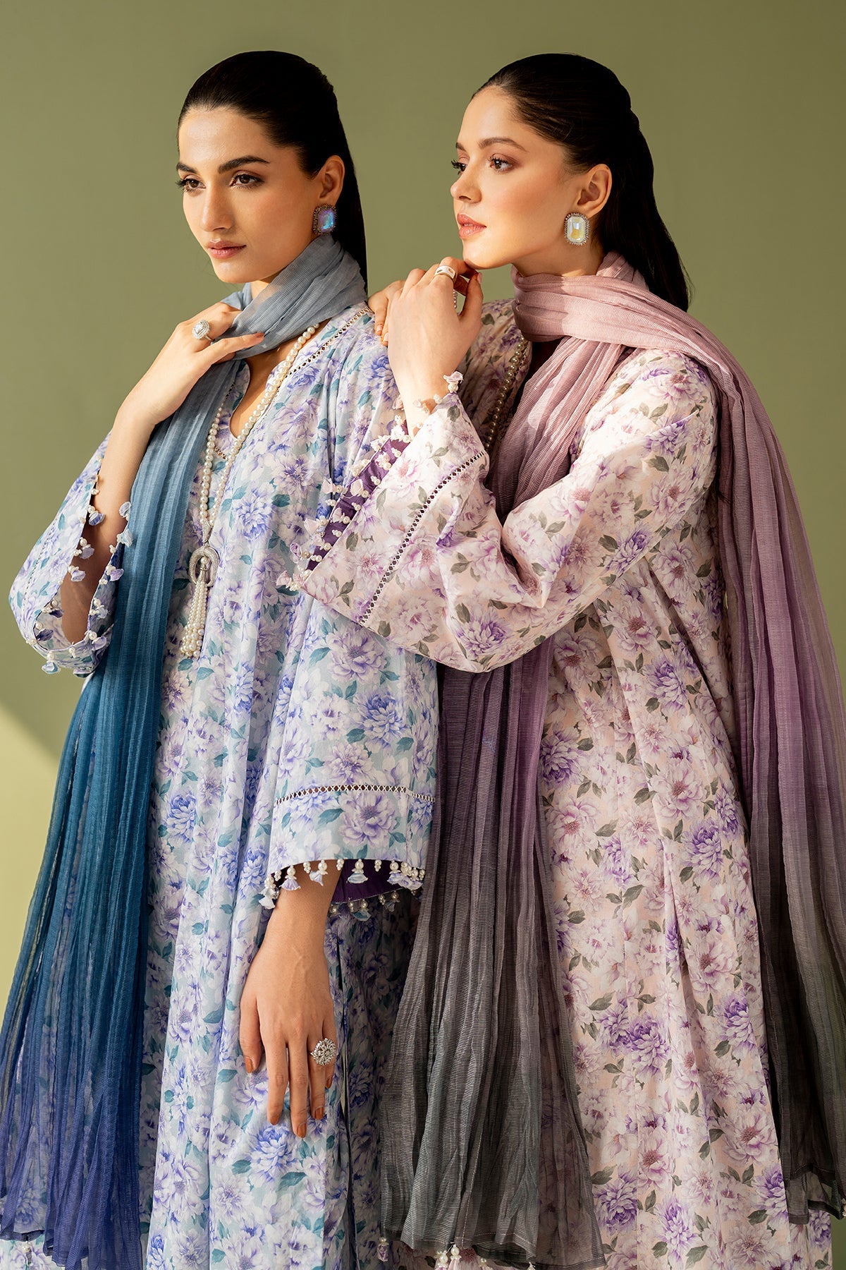 Organza Suit (3-Piece) by Baroque – SF-4168, Photo 7