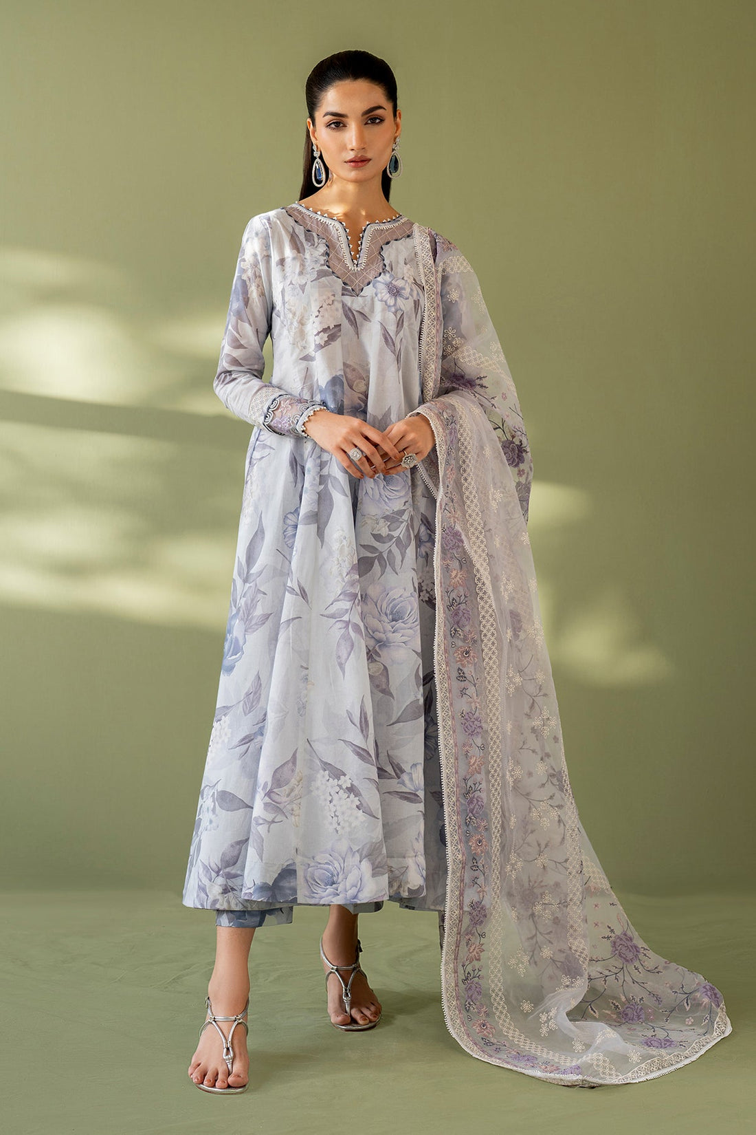 Baroque | Embroidered Lawn | SF-4173 - House Of Hania