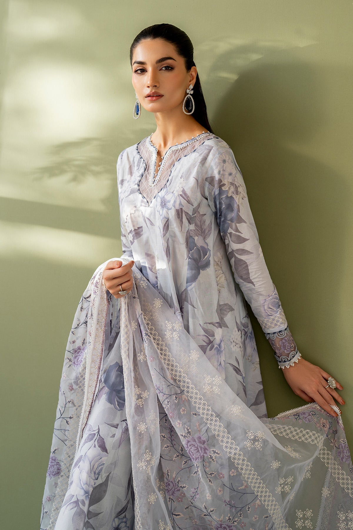 Organza Suit (3-Piece) by Baroque – SF-4173, Photo 5