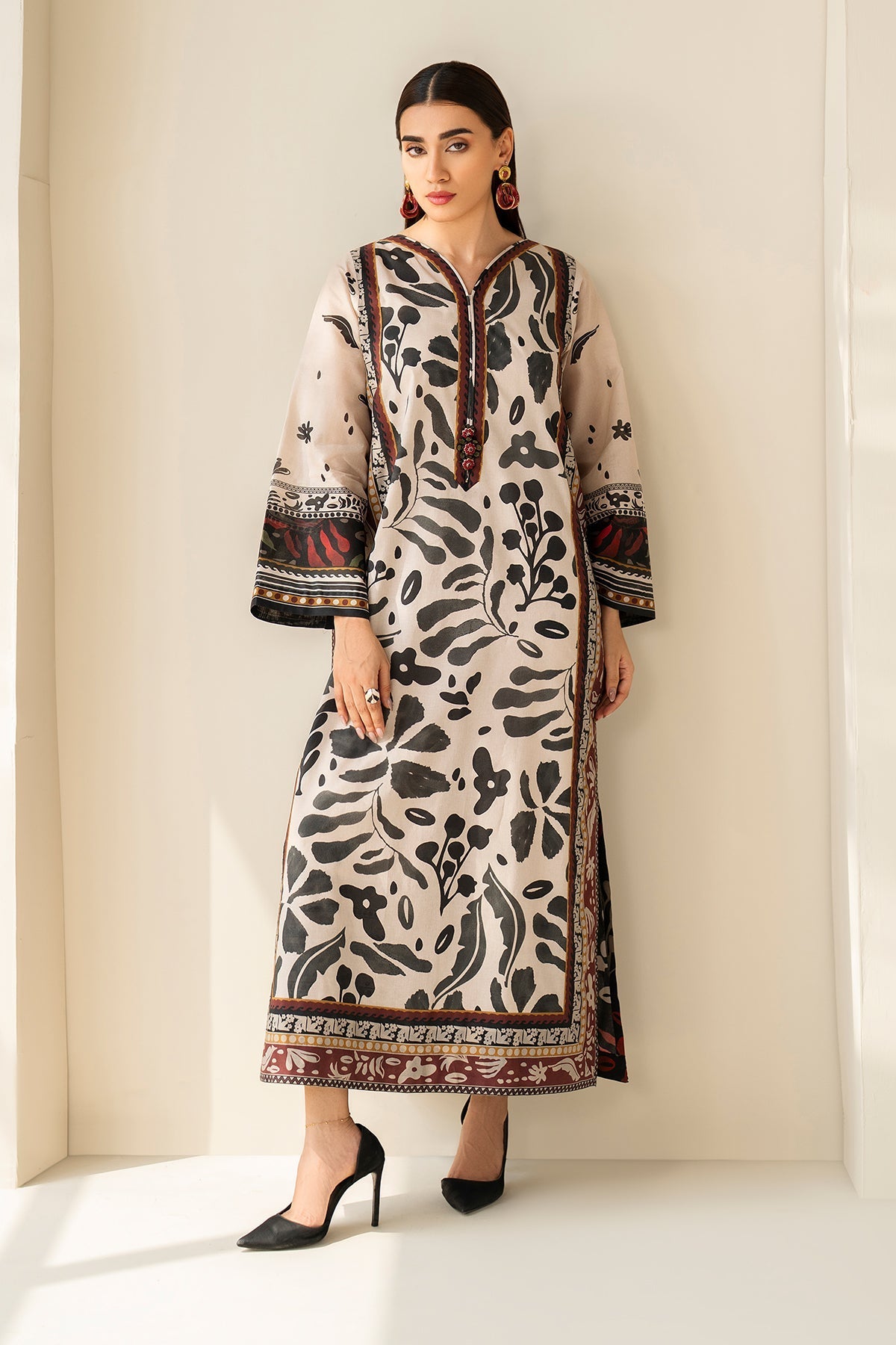 Chiffon Suit (3-Piece) by Baroque – SF-4199, Photo 3