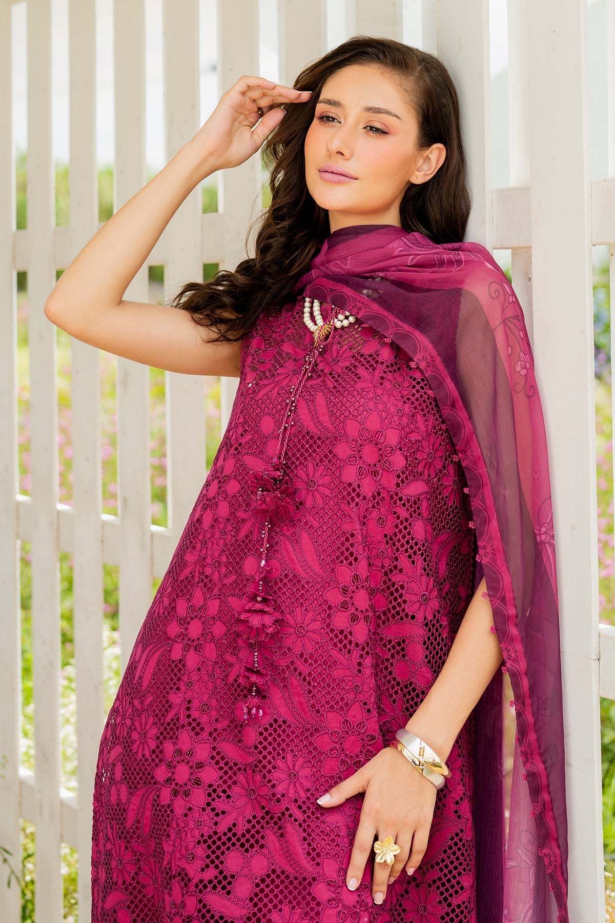 Organza Suit (3-Piece) by Baroque – SF-4212, Photo 5