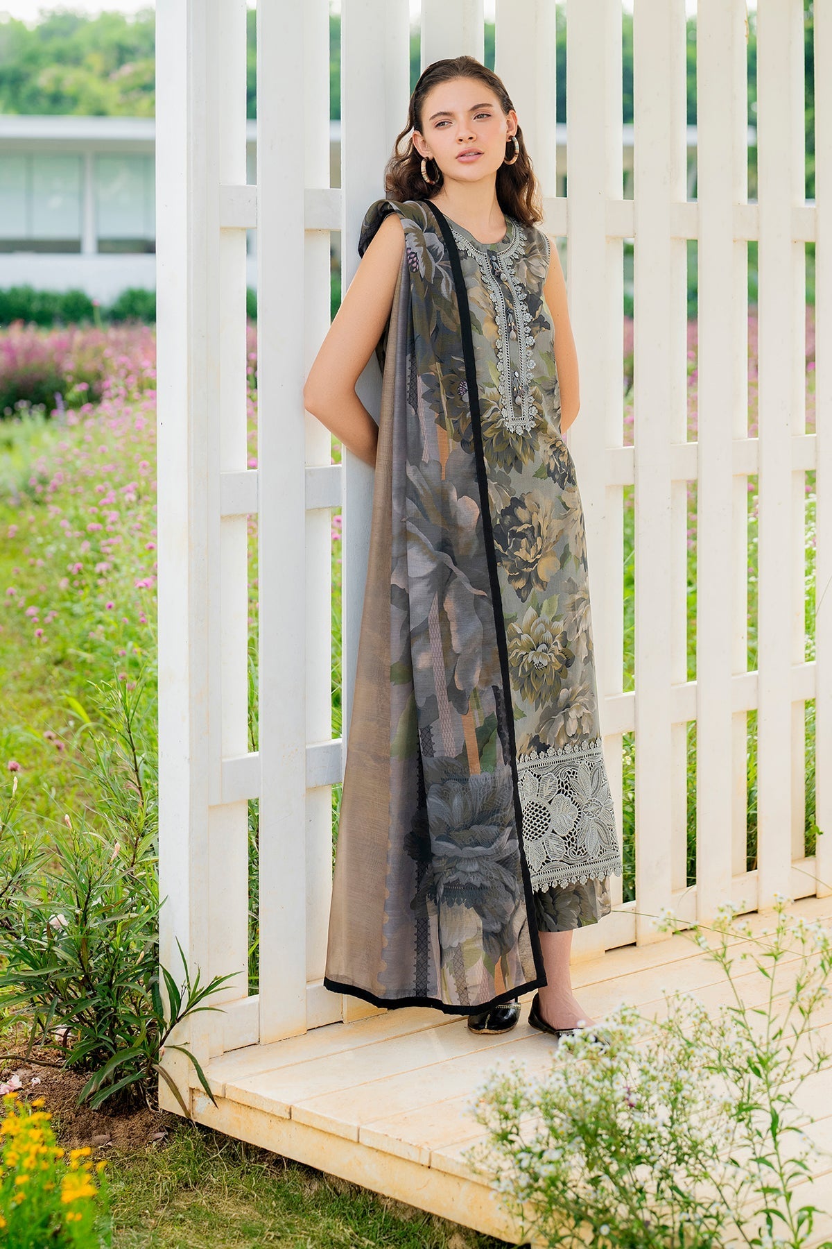 Organza Suit (3-Piece) by Baroque – SF-4218, Photo 5