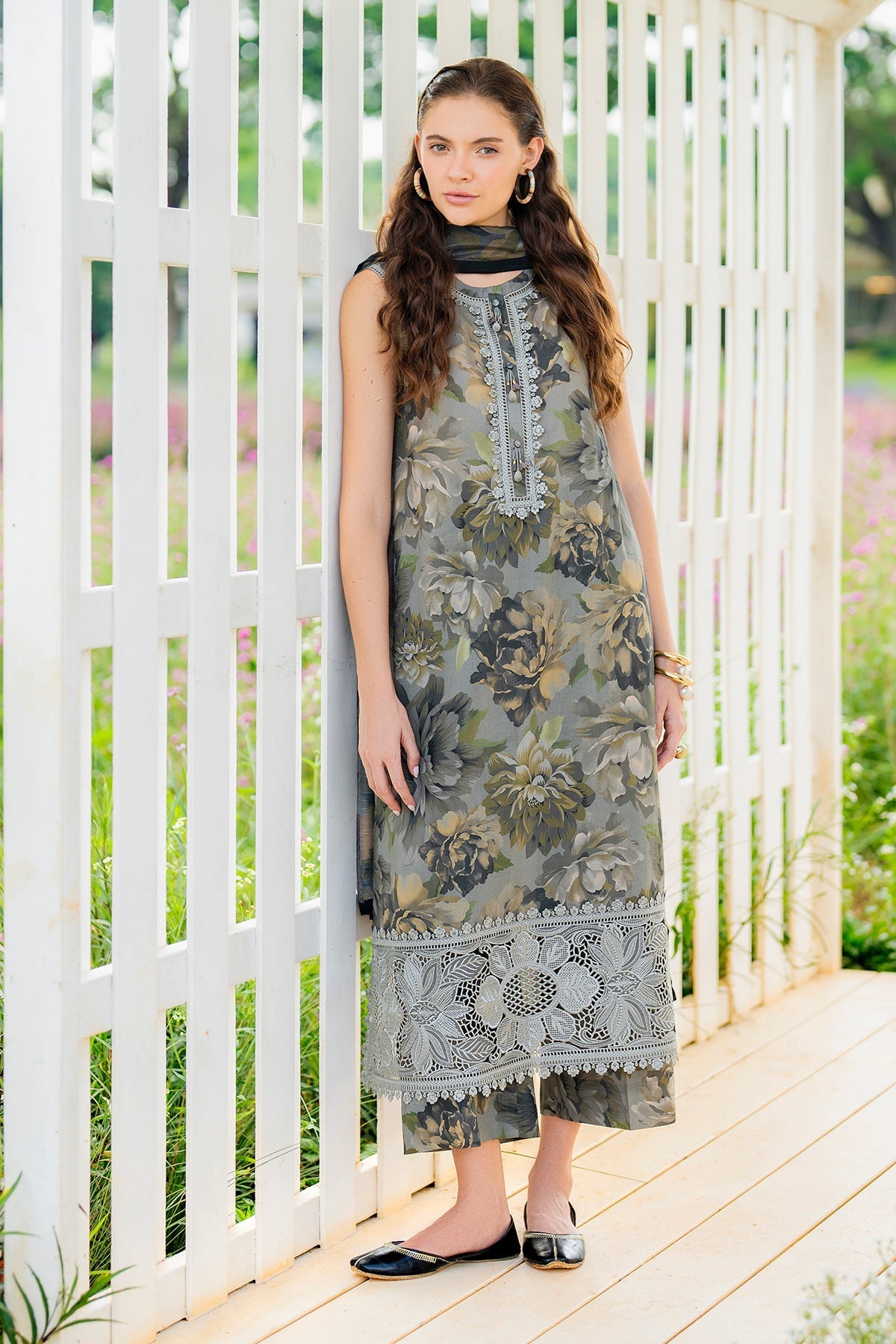 Organza Suit (3-Piece) by Baroque – SF-4218, Photo 6